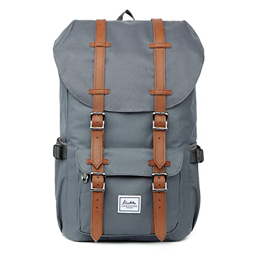 KAUKKO Rucksack Damen Herren Schön und Durchdacht Daypack mit Laptopfach für 14 Zoll Notebook für Schule,Uni, 22.4 L von KAUKKO