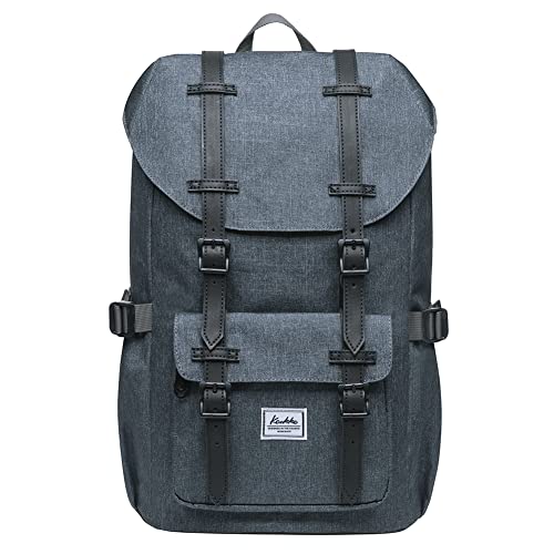 KAUKKO Rucksack Damen Herren Schön und Praktisch Daypack mit Laptopfach für 13" Notebook für Ausflüge, Uni, Schule, 16L von KAUKKO