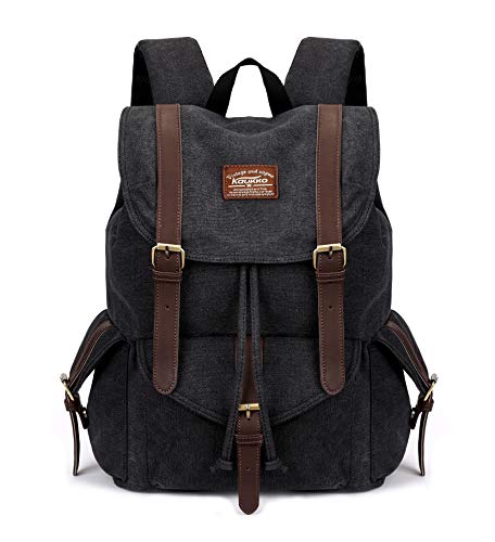 KAUKKO Herren Damen Schulrucksack Wanderrucksack Reisetasche Laptoprucksack Outdoor Sports Freizeit Daypacks, Schwarz KAUKKO Herren Damen Schulrucksack Wanderrucksack Reisetasche Laptoprucksack Outdoor Sports Freizeit Daypacks, Schwarz von KAUKKO