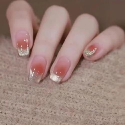 KAVI' S Nägel Zum Aufkleben Falsche Nägel Vollständige Abdeckung Kunstdesign 24 Stück Nude-Farbverlauf Transluzent Ballerina Künstliche Nägel für Frauen und Mädchen KAVI' S Nägel Zum Aufkleben Falsche Nägel Vollständige Abdeckung Kunstdesign 24 Stück Nude-Farbverlauf Transluzent Ballerina Künstliche Nägel für Frauen und Mädchen von KAVI' S