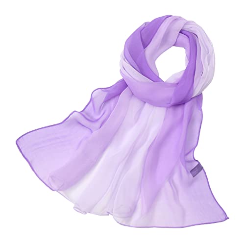 KAVINGKALY Women's Blend Ombre Silk Scarf Lightweight Oblong Gradiente Scarves von KAVINGKALY