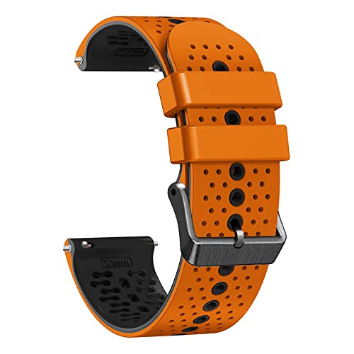KAVJU 22 mm Silikonarmband für Huawei Watch GT5 GT 5 Pro 46 mm Uhrenarmband Smart Watch Band für Huawei GT 4 3 2 GT4 GT3 Pro 46 mm Armband, 22 mm, Achat KAVJU 22 mm Silikonarmband für Huawei Watch GT5 GT 5 Pro 46 mm Uhrenarmband Smart Watch Band für Huawei GT 4 3 2 GT4 GT3 Pro 46 mm Armband, 22 mm, Achat von KAVJU
