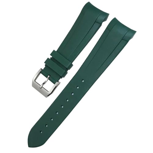 KAVJU Gummi-Silikon-Uhrenarmband mit gebogenem Ende, 22 mm, 20 mm, für Tudor Black Bay 41 mm Pelagos 42 mm, 1958 blaues Sportuhrenband, 22 mm KAVJU Gummi-Silikon-Uhrenarmband mit gebogenem Ende, 22 mm, 20 mm, für Tudor Black Bay 41 mm Pelagos 42 mm, 1958 blaues Sportuhrenband, 22 mm von KAVJU