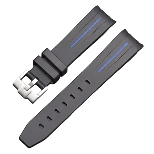 KAVJU Uhrenarmband für Omega Swatch Joint Planet Serie Moon Mercury, gebogenes Gummiarmband für Moonswatch Watch, gebogen, keine Lücke, Gummiarmband, Herren und Damen, 20 mm, 20 mm, Achat KAVJU Uhrenarmband für Omega Swatch Joint Planet Serie Moon Mercury, gebogenes Gummiarmband für Moonswatch Watch, gebogen, keine Lücke, Gummiarmband, Herren und Damen, 20 mm, 20 mm, Achat von KAVJU