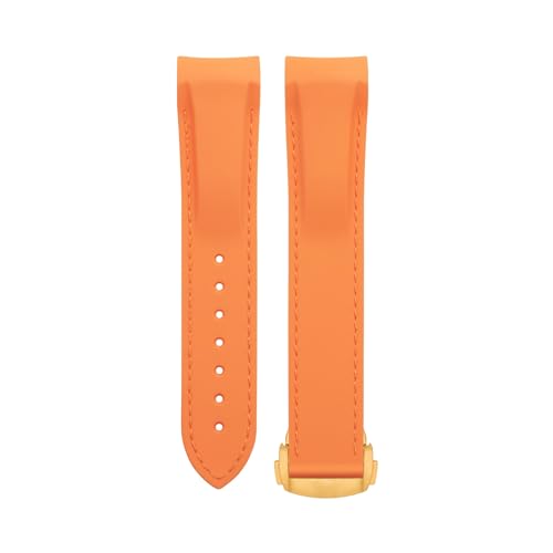 KAVJU Weiches, flexibles Gummi-Uhrenarmband für Omega Speedmaster Moonwatch Seamaster 300 AT150 Planet Ocean 600, 20/21/22 mm, goldfarbene runde Schnalle, 22 mm, Achat KAVJU Weiches, flexibles Gummi-Uhrenarmband für Omega Speedmaster Moonwatch Seamaster 300 AT150 Planet Ocean 600, 20/21/22 mm, goldfarbene runde Schnalle, 22 mm, Achat von KAVJU