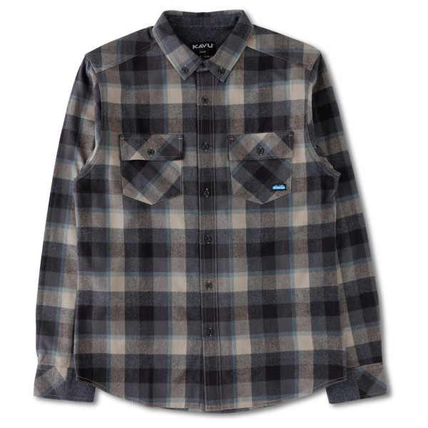 KAVU - Buffaroni - Hemd Gr M grau von KAVU