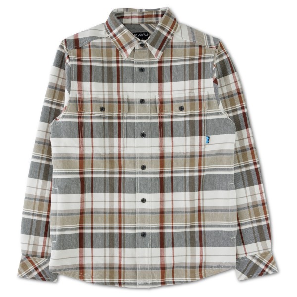KAVU - Carrick Bend - Hemd Gr L grau von KAVU