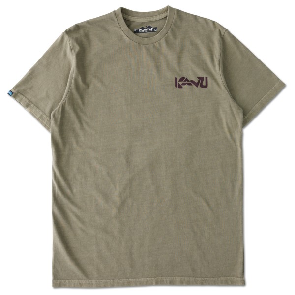 KAVU - Cubed - T-Shirt Gr M oliv von KAVU