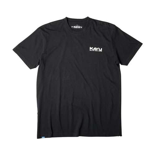 KAVU Herren Klear Above Etch Art T-Shirt, Black, S KAVU Herren Klear Above Etch Art T-Shirt, Black, S von KAVU