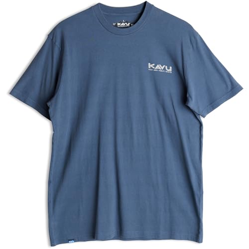KAVU Herren Paddle Out T-Shirt, Orion Blue, M von KAVU