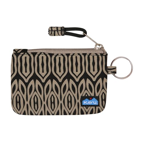 KAVU Stirling Doppelseitige Slim Cotton Canvas Zip Wallet, Dunkle Einlage, Einheitsgröße von KAVU