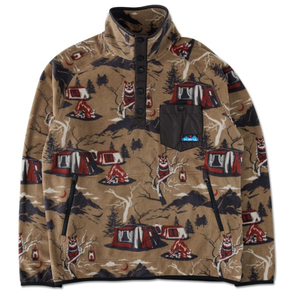 KAVU - Teannaway - Fleecepullover Gr M braun von KAVU