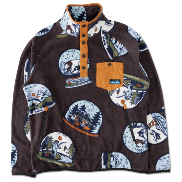 KAVU - Teannaway - Fleecepullover Gr S grau von KAVU