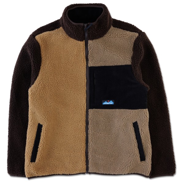 KAVU - Wayside - Fleecejacke Gr XL braun/schwarz von KAVU