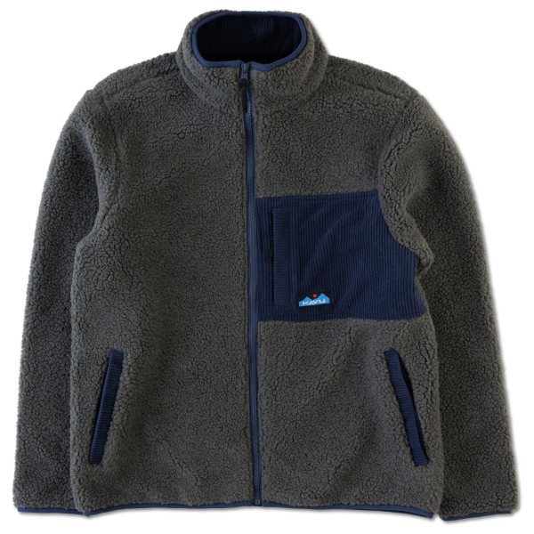 KAVU - Wayside - Fleecejacke Gr XL grau/schwarz von KAVU