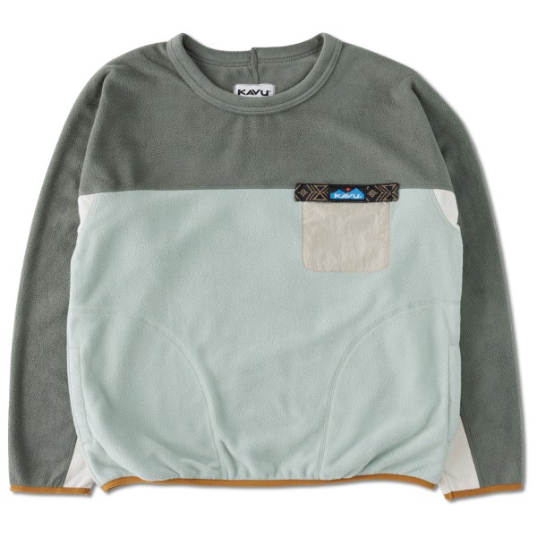 KAVU - Women's Kelowna - Fleecepullover Gr L grau von KAVU