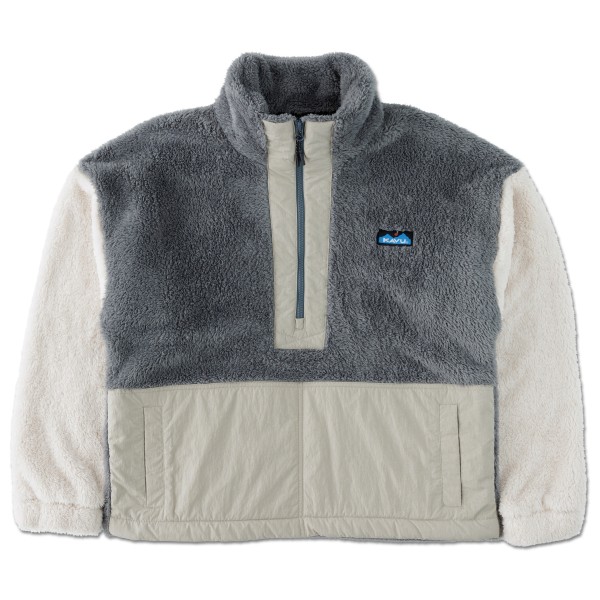 KAVU - Women's Rockhaven - Fleecepullover Gr M grau von KAVU