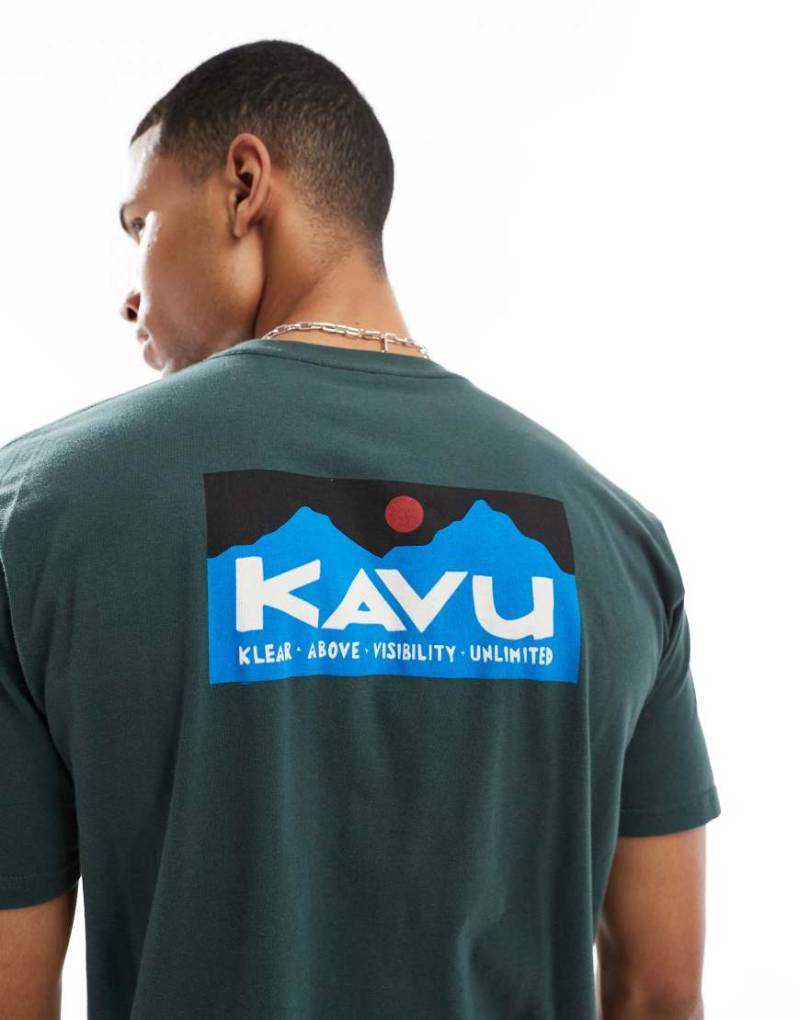Kavu - Klear Above Etch Art - T-Shirt in Grün von KAVU