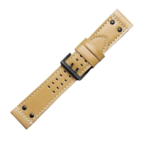 KAXSFE 26 mm Lederarmband, kompatibel mit Lumino-x-Uhren 1922/1924/1942/1944/1925/1922.bo/ 1942.M/ 1921/1927, Militäruhrenzubehör von KAXSFE