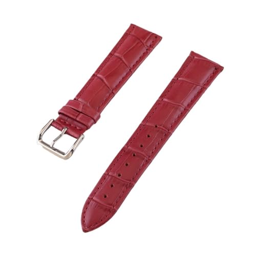 KAXSFE Armband 10/12/14/16/18/20/22 mm Universal Herren- und Damenuhrenarmband Farbe Bambusknotenmuster Uhrenzubehör(Purple,18mm) von KAXSFE