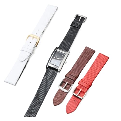 KAXSFE Armband kompatibel mit Armani AR11067 Uhrenarmband Eidechsenmuster Einfaches modisches Damen-Lederarmband(Brown-Gold,20mm) von KAXSFE