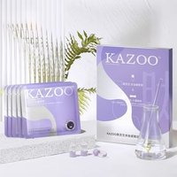 KAZOO - Black Ganoderma Peptide Firming and Anti-Ageing Ampoule Neck Mask Set (5pcs) 5pcs (7g + 1.5ml) von KAZOO