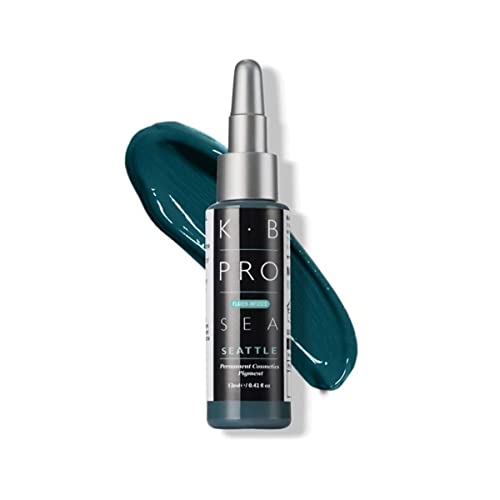 KB PRO KB Pro Microblading PMU Eyeliner-Pigmente, langanhaltende Ergebnisse, harmonisches Verblassen, allein oder zum Mischen verwenden, sehr gut schütteln, Seattle, 12 ml von KB PRO