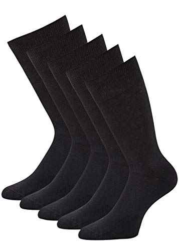 KB Herrensocken Businesssocken Strümpfe Schwarz Glattgestrickt 10 Paar (39-42, 10 Paar) von KB