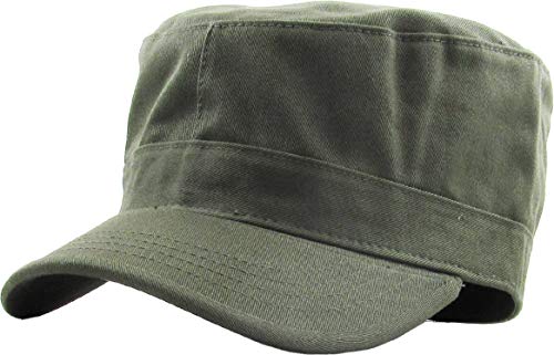 KBETHOS KBK-1464 OLV XL Cadet Army Cap Grundlegender alltäglicher Hut im Militärstil von KBETHOS