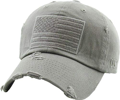 KBETHOS KBVT-209 LGY Tactical Operator mit USA-Flaggen-Flecken US Army Military Baseball Cap Einstellbar KBETHOS KBVT-209 LGY Tactical Operator mit USA-Flaggen-Flecken US Army Military Baseball Cap Einstellbar von KBETHOS