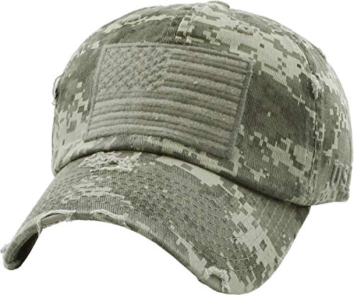 KBETHOS Tactical Operator Collection USA Fishing Mesh Ballcap Flag Patch America Outdoor Trucker Baseball Cap, Digital City Camo Tactical Hat, Einheitsgröße von KBETHOS