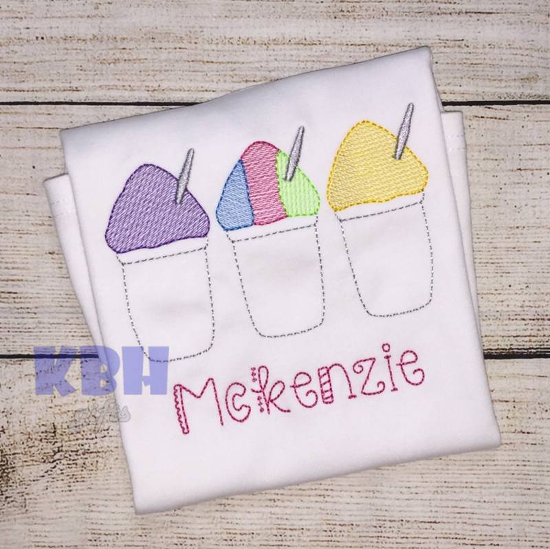 Gestickte Vintage Schneeball Shirt von KBHgifts