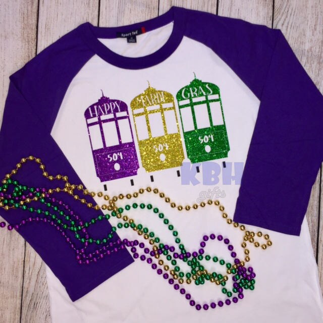 Karneval Streetcar Raglan Shirt Für Erwachsene Oder Kinder von KBHgifts