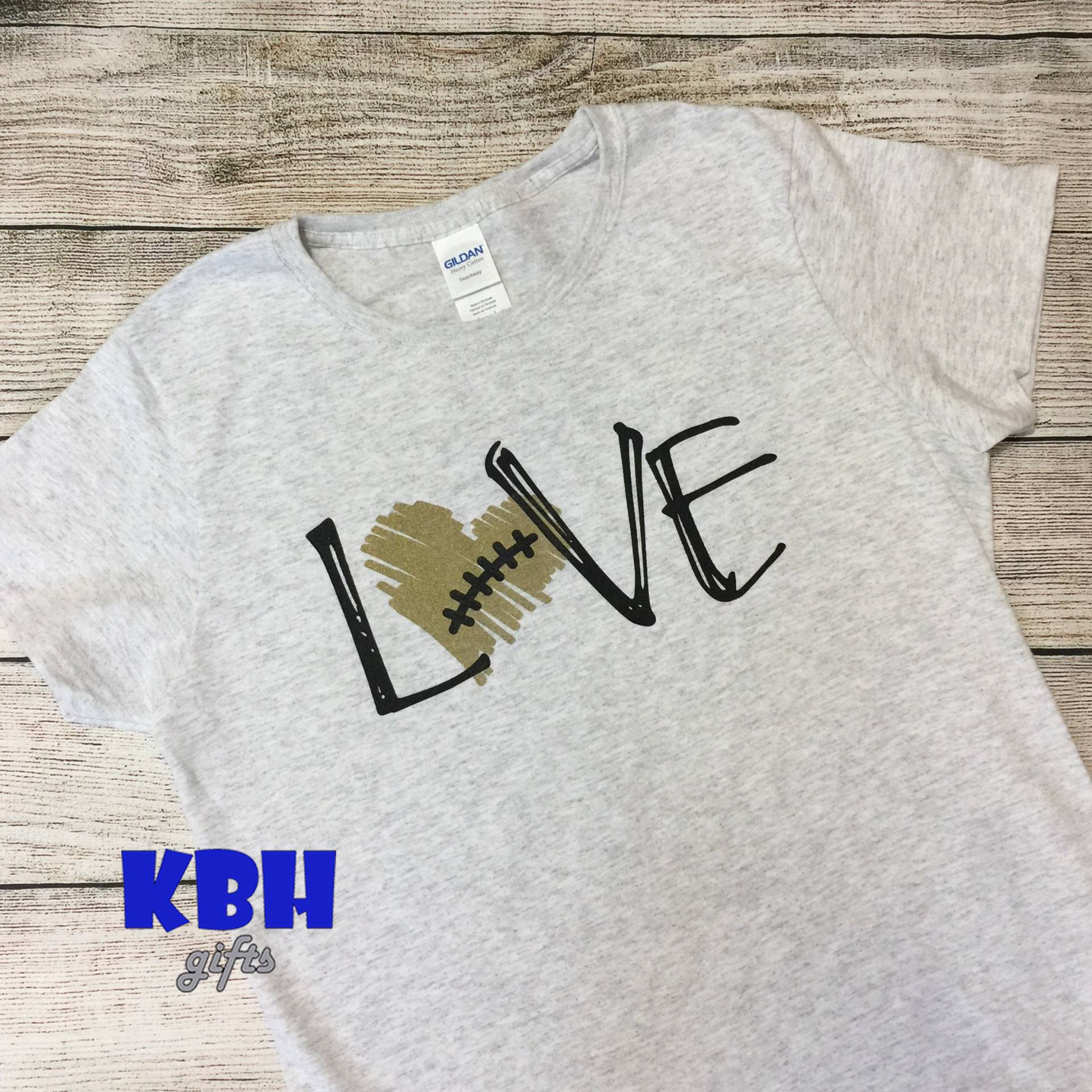 Liebe Fußball Spieltag Shirt von KBHgifts