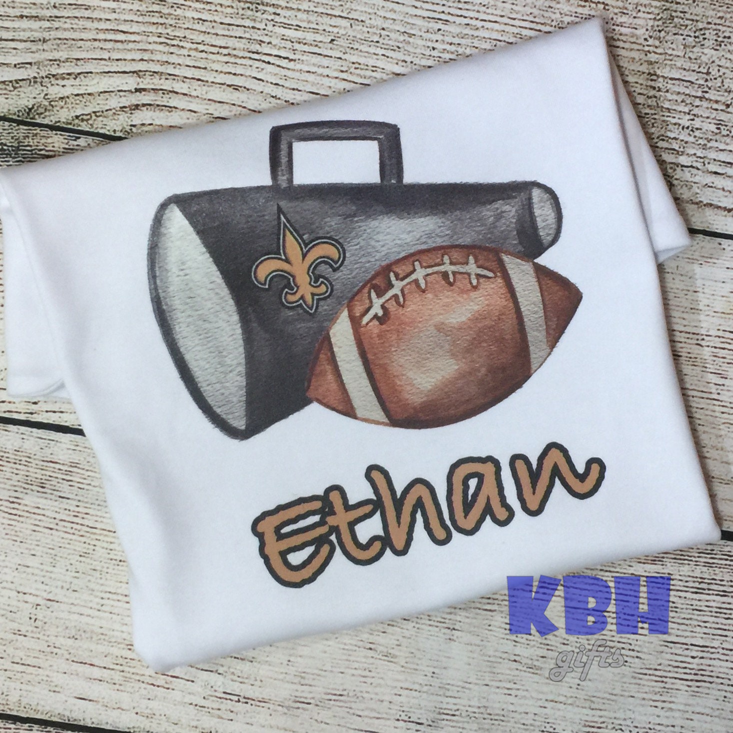 Personalisierte Fußball Megaphon Shirt von KBHgifts