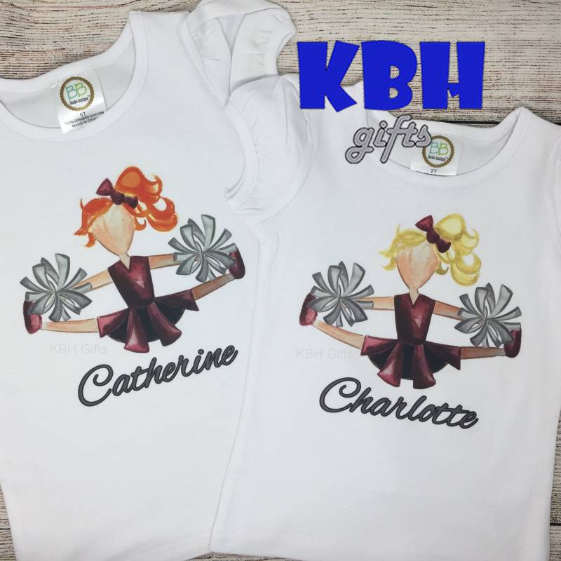 Personalisiertes Cheerleader Football Shirt von KBHgifts