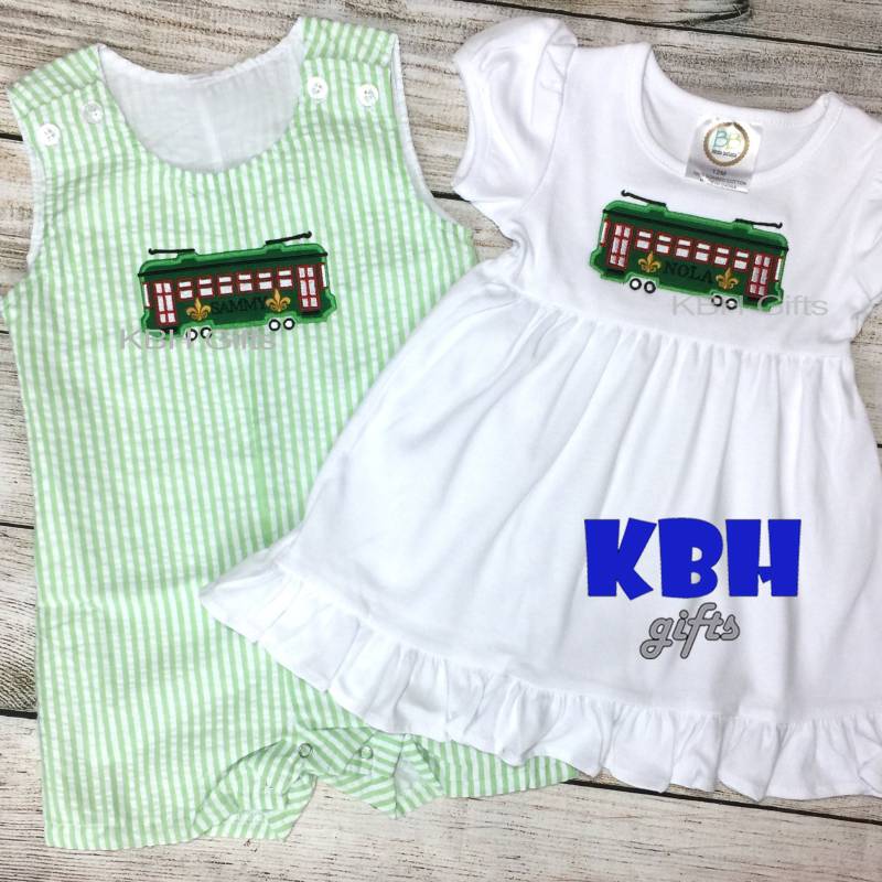 strasse Car Jon Jonjon Aus Seersucker Gestickt von KBHgifts