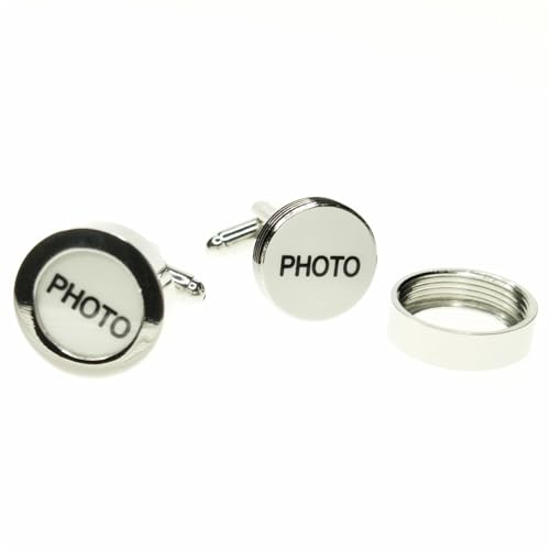 10 Stile Manschettenknöpfe Herren Manschettenknöpfe 1 Paar Hochzeit Tanzparty Business(Color11) von KBLDOPN