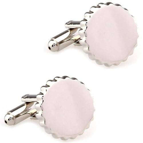 10 Stile Manschettenknöpfe Herren Manschettenknöpfe 1 Paar Hochzeit Tanzparty Business(Color3) von KBLDOPN