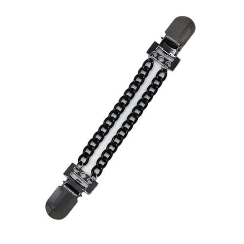 3 Stück Elegante Strickjackenkette Schalclips Anti-Rutsch-Taillenmieder Rückengurt Schal Pullover Brosche Clip for Frauen Mädchen Kleidung(Black) von KBLDOPN