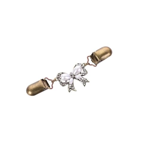 3 stücke Frauen Retro Strickjacke Clip Brosche Ente Pullover Filigrane Cinch for Rückseite Von Kleidern Schal Entenschnabel(Color-07) von KBLDOPN