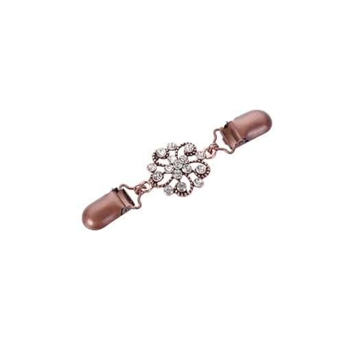 3 stücke Frauen Retro Strickjacke Clip Brosche Ente Pullover Filigrane Cinch for Rückseite Von Kleidern Schal Entenschnabel(Color-09) von KBLDOPN