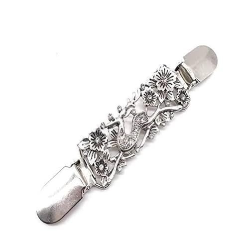 3 stücke Frauen Retro Strickjacke Clip Brosche Ente Pullover Filigrane Cinch for Rückseite Von Kleidern Schal Entenschnabel(Color 37) von KBLDOPN