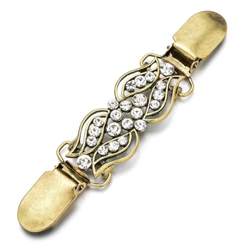 3 stücke Frauen Retro Strickjacke Clip Brosche Ente Pullover Filigrane Cinch for Rückseite Von Kleidern Schal Entenschnabel(Color 41) von KBLDOPN