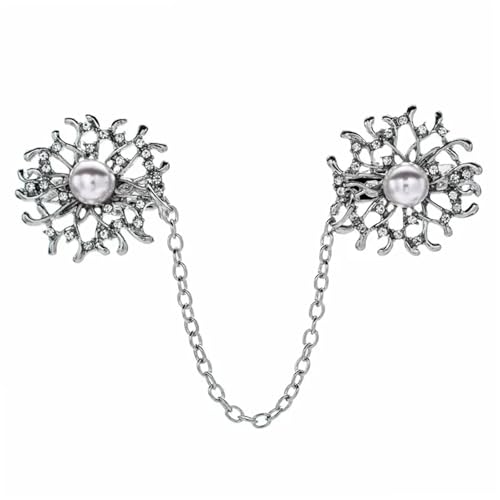 3 stücke Frauen Retro Strickjacke Clip Brosche Ente Pullover Filigrane Cinch for Rückseite Von Kleidern Schal Entenschnabel(Color 43) von KBLDOPN