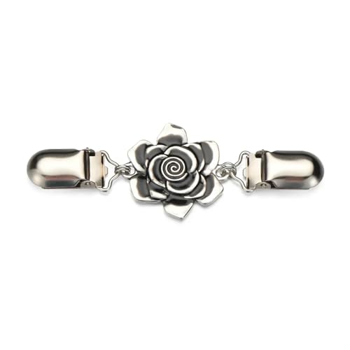 3 stücke Retro Strickjacke Clip Befestigungen for Kleidung Wäscheklammern Schal Brosche Splitter Pin Schnalle Halter Frauen Kleid Schmuck(Color 5) von KBLDOPN