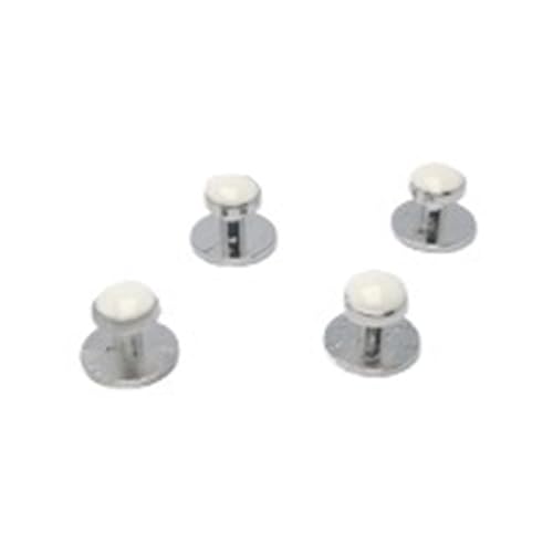 5 Arten von farbigen Emaille-Manschettenknöpfen for Herren, rhodiniert, 4-teiliges Set mit schwarzen und blauen Manschettenknöpfen for Hemden und Business-Arbeiten Hochzeit Tanzparty Business(Color 2) von KBLDOPN