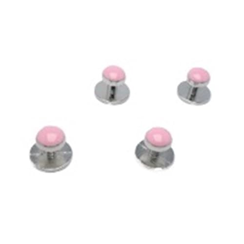 5 Arten von farbigen Emaille-Manschettenknöpfen for Herren, rhodiniert, 4-teiliges Set mit schwarzen und blauen Manschettenknöpfen for Hemden und Business-Arbeiten Hochzeit Tanzparty Business(Color 3) von KBLDOPN