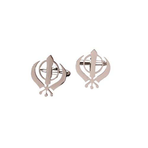 Edelstahl Kreuz Manschettenknöpfe for männer Löwe Adler Hemd Abzeichen Pin Hochzeit Symbol Hochzeit Tanzparty Business(Color 4) von KBLDOPN