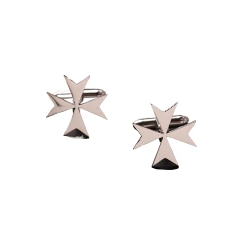 Edelstahl Kreuz Manschettenknöpfe for männer Löwe Adler Hemd Abzeichen Pin Hochzeit Symbol Hochzeit Tanzparty Business(Color 6) von KBLDOPN